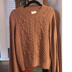 Dôen pompom sweater in macaroon